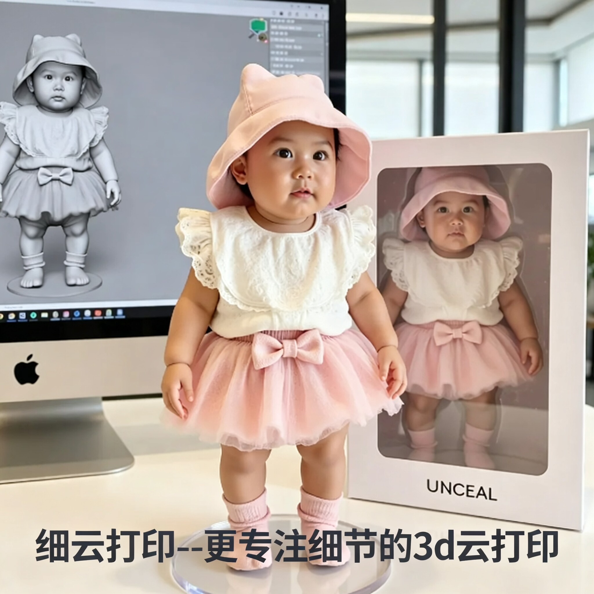 细云全彩打印3d打印服务模型定制图片