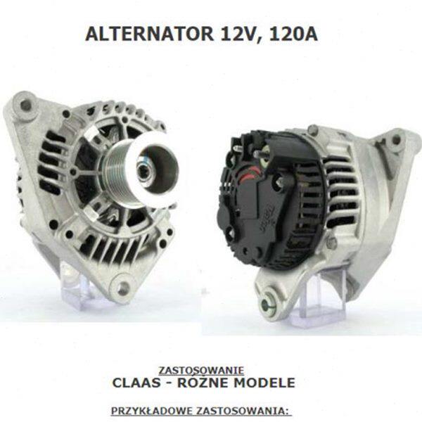 CLAAS克拉斯946拖拉机发电机S542475A A13V1284 7700053184 120A