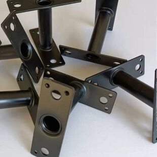 侧灯箱支架脚固定件挂墙式广告牌悬挂招牌双面电子灯箱支架脚配件