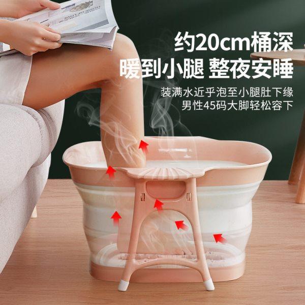 ??2TCU双人泡脚桶家用可折叠加大深桶便携式冬天足浴盆过小腿按摩,商业/办公家具,足浴盆,淘宝优惠券,粉丝福利购,淘宝优惠卷