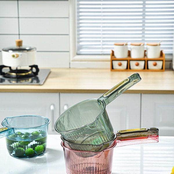 塑料大号创意透明舀水瓢洗头勺子加深加厚长柄家用厨房摔不破水勺,厨房/烹饪用具,水舀/水瓢,淘宝优惠券,粉丝福利购,淘宝优惠卷