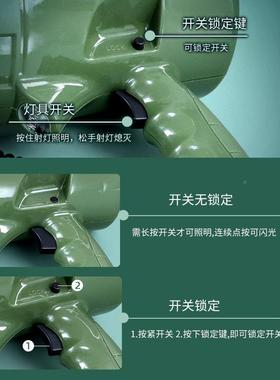 外接12V持65W氙手气照灯强光远射24V手探58834筒户外车载船用电灯