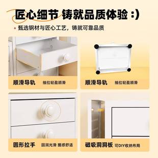 彩色桌屉面收柜纳盒抽桌式办公置物架入户玄关钥匙盒文件JYSNH102