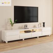 代层简约现电视柜茶几组合双电视柜客厅奶油风91064家机用小户型