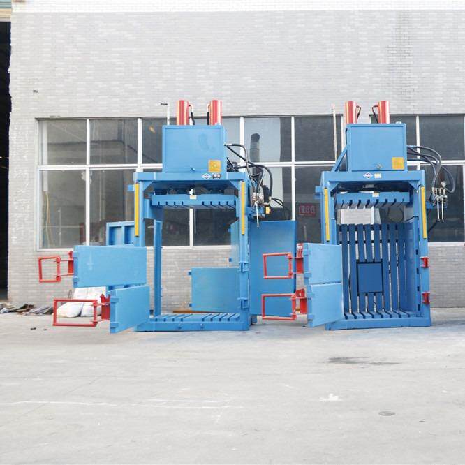 现货GAN立打式液压包机塑料瓶易拉罐棉打花旧衣服主缸液压包机定