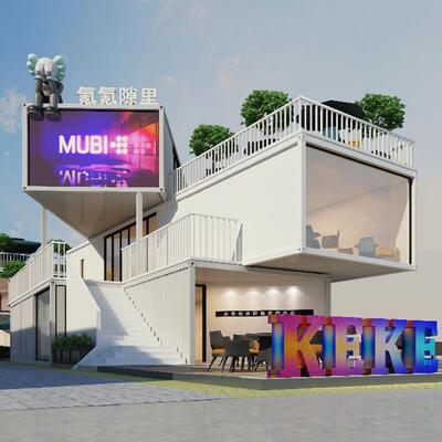 产集装箱商业街生夜市景卡区打式设计加工YJ-041厂家拼装