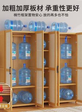 易柜家纳用卧室出租衣房用简组装经济型楠竹儿童小户型收EOZ柜子