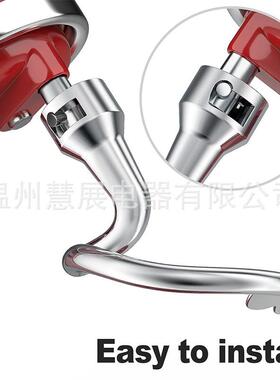 K45D螺面钩K45DH附件适用于KitchenAid4H.55QT面旋团钩304-不锈钢