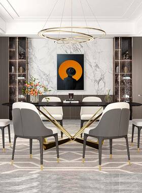 WGX1WGX911-21房简约餐椅奢轻不锈钢9意式家用酒店餐厅咖啡厅样板