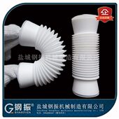 6寸四氟软连接扩口软连接玻璃管道接头防腐四氟波纹管可定制