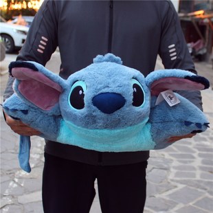 兔绒超柔a星际宝贝史迪奇STITCH毛绒玩偶抱枕靠垫沙发汽车生日礼