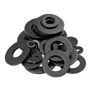 黑色8.8级高强度平垫金属介子华司加厚超薄垫圈M6M8M10M12M14 M36