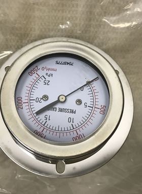 Pressure gauge 0-25kpa 0-2500mmh2o ye-60zt 直径65mm 膜盒表