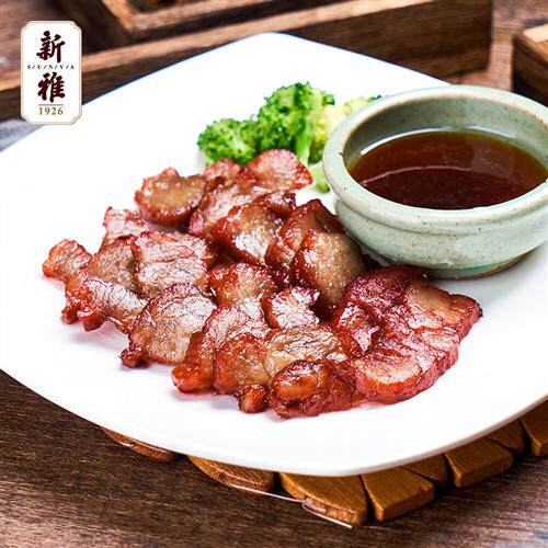 新雅广式蜜汁叉烧肉加热即食空气炸锅港式半成品烧腊猪肉预制菜