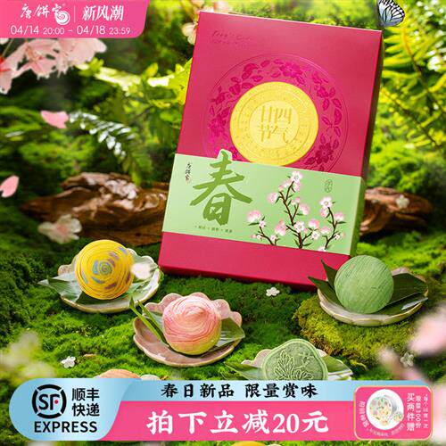 【春季新品】唐饼家24节气手工蛋黄酥糕点礼盒送礼下午茶零食特产