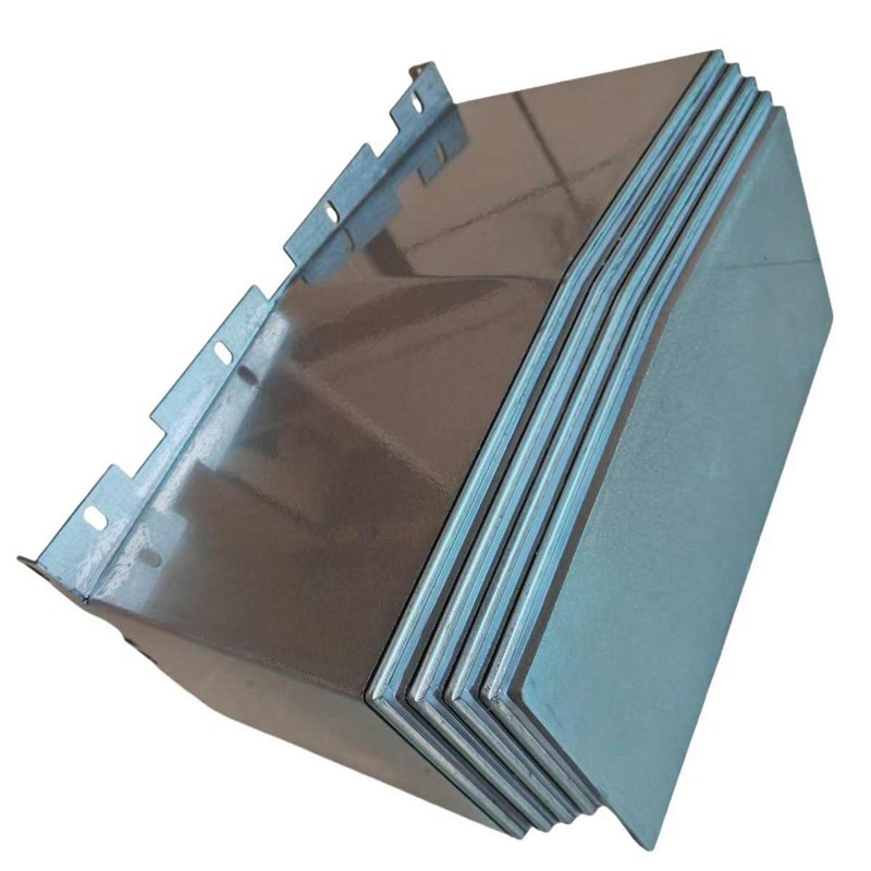 定制机床不锈钢板防护罩龙门导轨伸缩护罩数控机V床导轨护板钣金