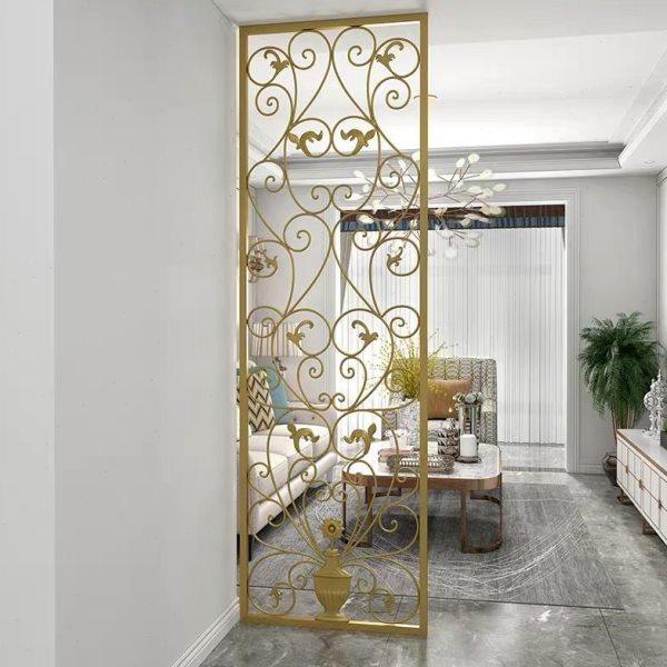 北欧铁艺隔断客厅轻奢入户镂空屏风时尚玄关装饰网红办公室金属墙,商业/办公家具,办公屏风/隔断,淘宝优惠券,粉丝福利购,淘宝优惠卷
