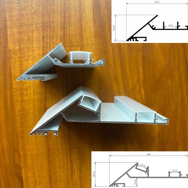 薄如蝉翼斜面灯槽斜边45度回型顶客厅悬浮吊顶反光线性洗顶氛围灯,家装灯饰光源,线性灯,淘宝优惠券,粉丝福利购,淘宝优惠卷