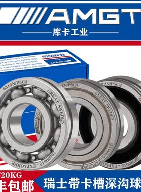AMGT带卡槽深沟球轴承6315N 6316N 6317N 6318N 6319N   2RZN 2ZN
