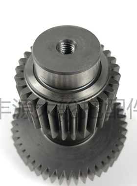 迪尔904 1204 6B1204动力输出双联齿轮轴YZ90364双速拖拉机配件