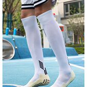男士 夏季 专业足球袜毛巾底点胶吸汗防滑高筒长筒专业训练运动袜