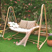 临亚户外秋千庭院室外摇椅荡秋千双人吊床花园小院网红秋千椅吊椅