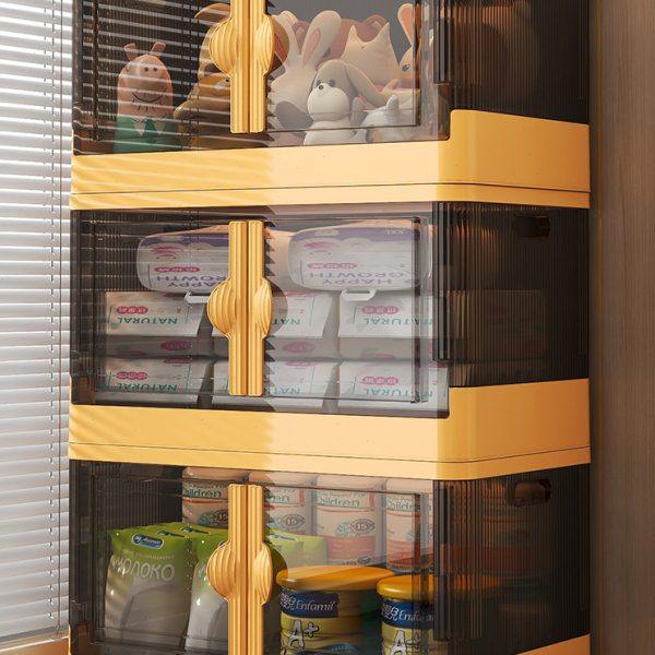 66/56/46cm免安装儿童衣柜塑料收纳柜宝宝卧室简易衣橱可折叠书柜,住宅家具,儿童衣柜,淘宝优惠券,粉丝福利购,淘宝优惠卷