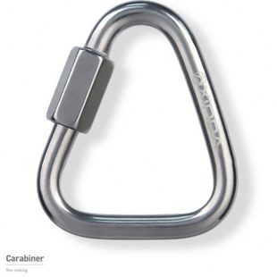 欣达304不锈钢三角连接环梅隆锁梅陇锁三角锁户外登山攀岩安全扣