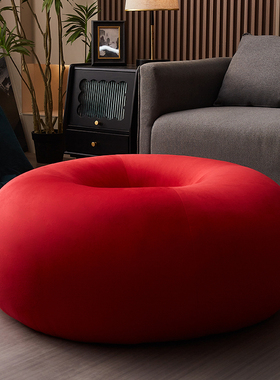 甜甜圈客厅沙发旁落地摆件轻奢高B级感软装家居装饰品新家乔迁礼