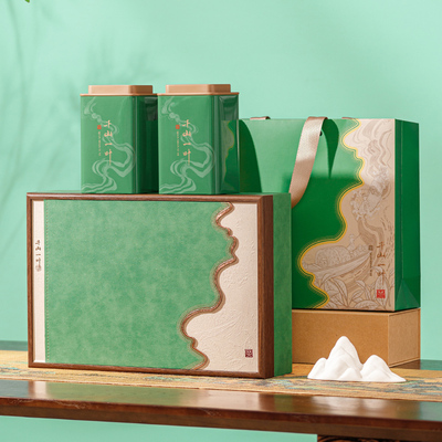 茶叶包装盒空礼j盒装空盒子礼品盒定制龙井绿茶毛尖礼盒空盒定制