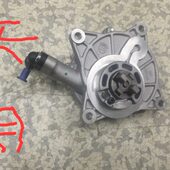 上汽大通G10T60D90真空泵发动机真空泵总成G10真空泵原厂配件