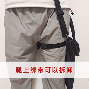 护理引流袋背包专用固定装置胆汁导管斜挎包轮椅专用腰包侧挂收纳