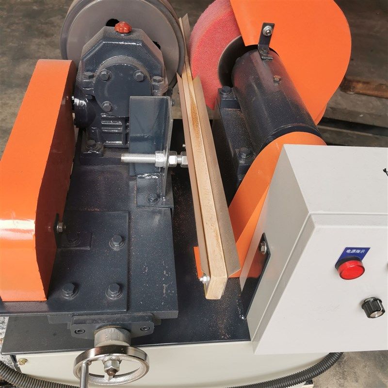 圆管抛光除锈机小型台式外圆不锈钢圆棒平面打磨去毛刺拉丝抛光机