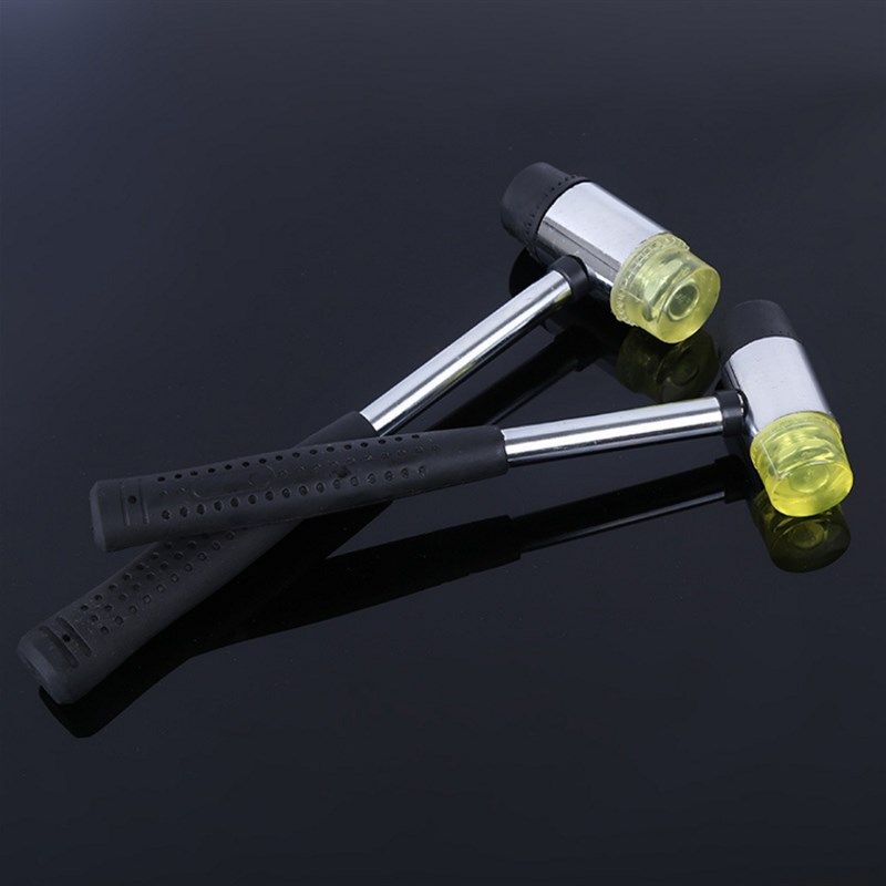 包邮钢管柄安装锤双头可更换锤头物件实心橡胶尼龙小锤子橡皮榔头