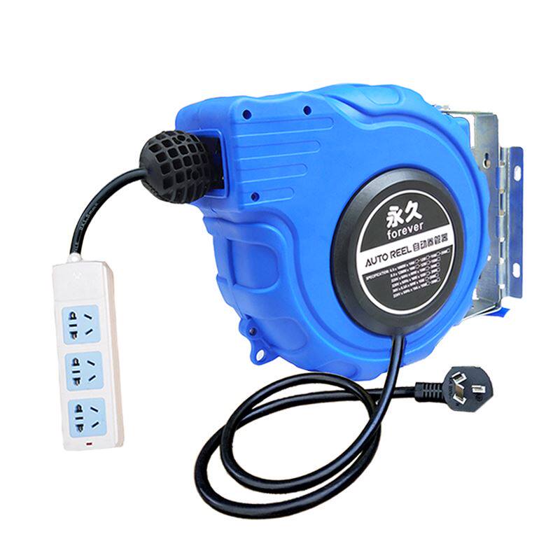 自动伸缩电子鼓卷线器回收卷管器绕管器收缩排插国标电缆回收器20