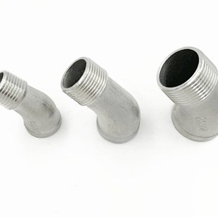 304不锈钢内外丝弯头 45度内外丝弯头 135度内外丝弯头4分6分 1寸