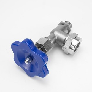 外螺纹角式液位计阀 不锈钢丝扣液位计考克 水位计考克 JX29W-16P