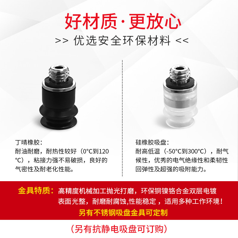 ZP2-TB20/15/10/08/06MBN/S-H5真空吸盘ZP2-TB04MBN/S/GS-A3