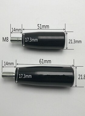 胶木转动手柄 穿杆手柄 穿心手柄 机床手轮手柄M6M8M10M12