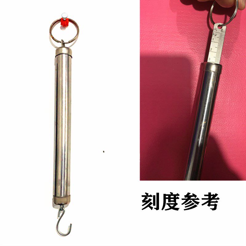 不锈钢10kg弹簧秤勾秤便携手提称老式计量称买菜秤机械弹簧称钩称