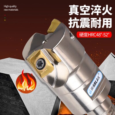 分体式特固克AXMT0903刀片锁牙式铣刀头TE90A09直角抗震螺纹刀头