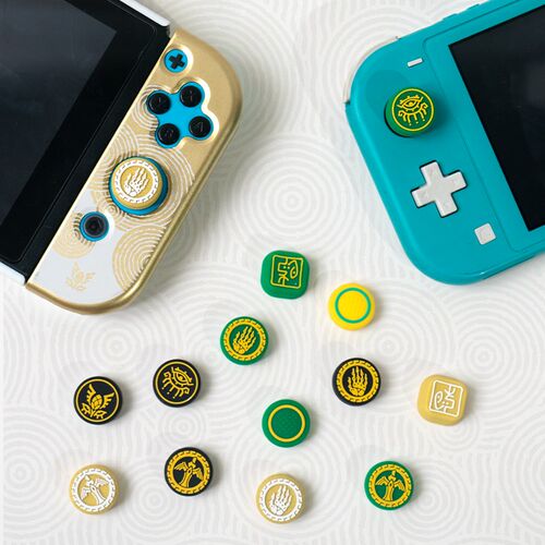 阿吉托摩Switch OLED塞尔达王国之泪摇杆帽joycon摇杆套NS按键帽