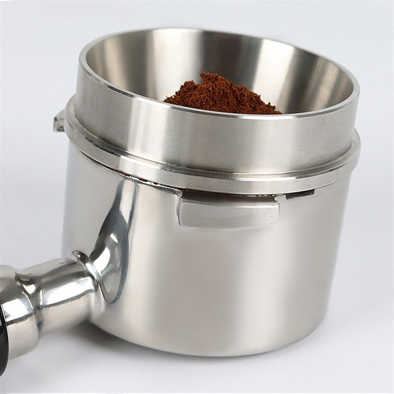 意式磨豆机防飞粉圈不锈钢接粉圈咖啡布粉器拨粉环51mm53mm58mm