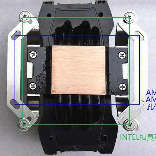Intel和AMD孔位互换扣具775 115X 1366平台转接AM3 AM4 水冷转换
