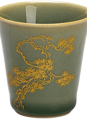 南涵青瓷主人杯高端手绘小茶杯陶瓷功夫茶具日式茶盏品茗杯单杯女