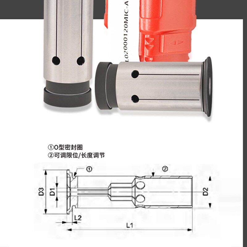 液压刀柄专用减径套内孔车刀杆变径套导套D25D32D40减径套刀座图片