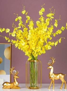 金色麋鹿花瓶客厅玄关电视酒柜装饰品摆件家居现代X轻奢高档北欧