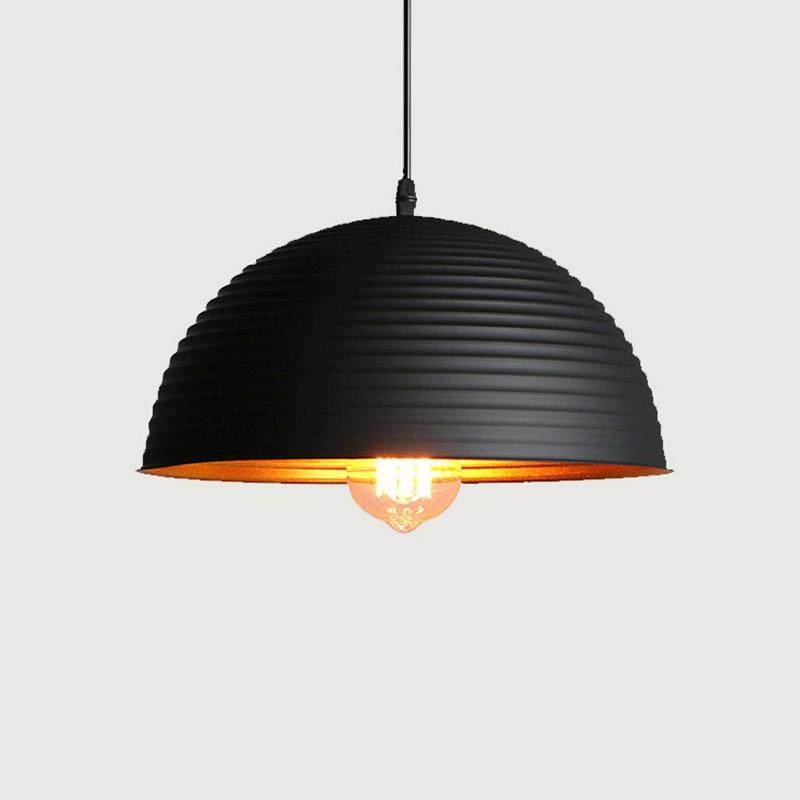 欣亮灯饰现代简约螺纹半圆锅盖吊灯单头铝材餐厅饭店工程吊灯,家装灯饰光源,智能吊灯,淘宝优惠券,粉丝福利购,淘宝优惠卷