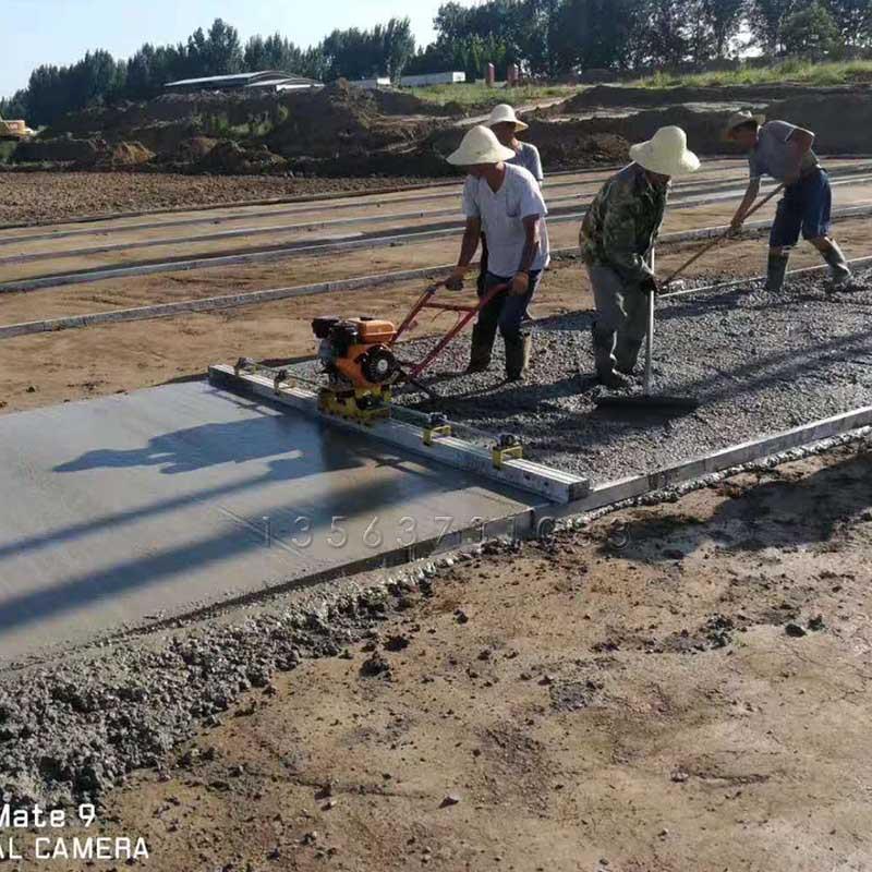 手扶式电动汽油混凝土镇平机 振动整平机 路面振动尺汽油振平尺