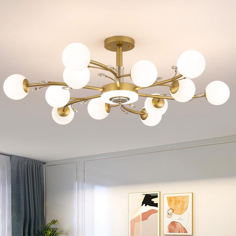 吊灯客厅灯大厅现代简约卧室创意北欧吸顶灯2025新款爆款装饰灯具